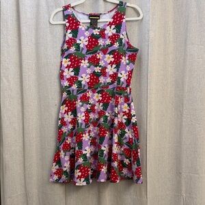 NOOWORKS Brenda Strawberries Dress Medium